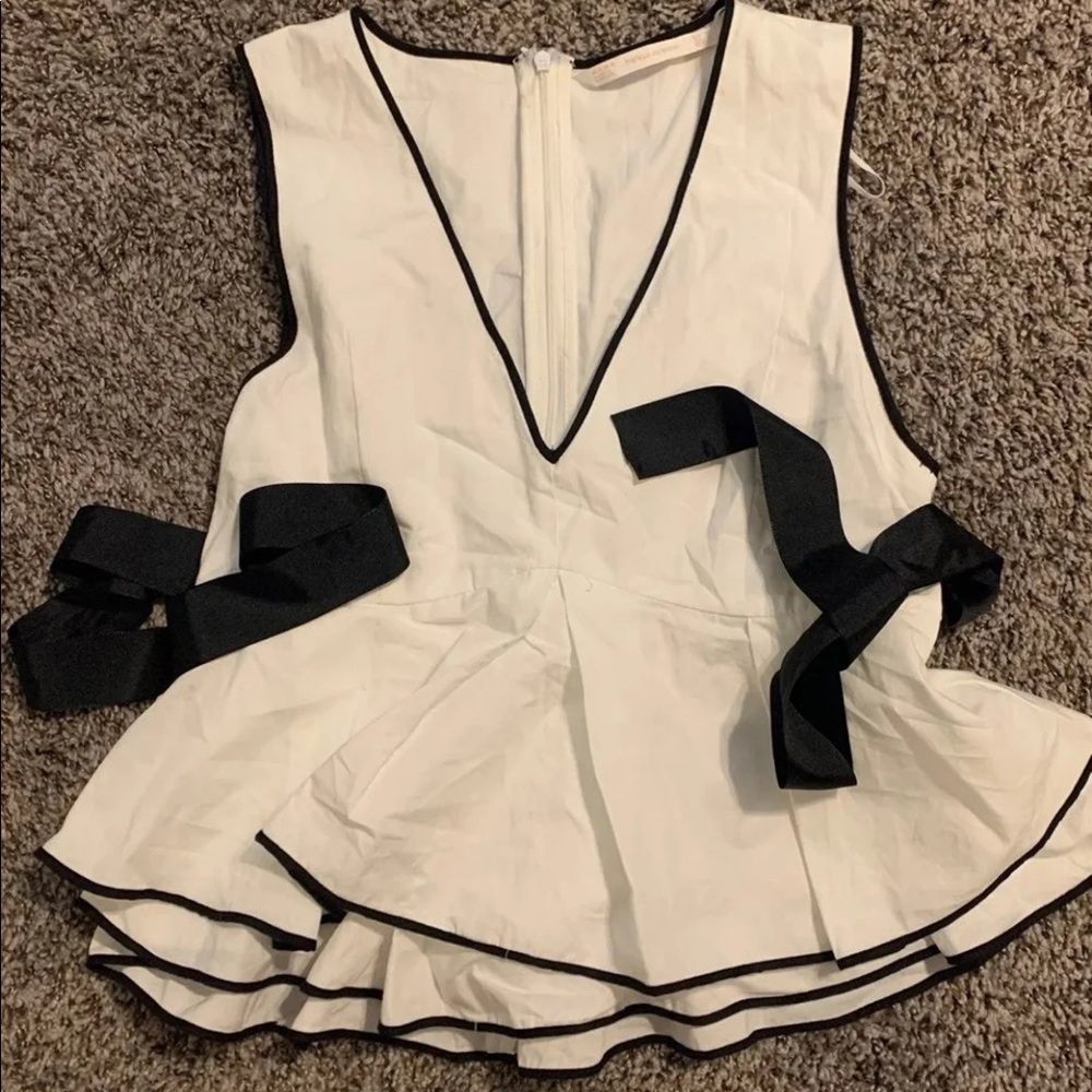 Zara peplum top